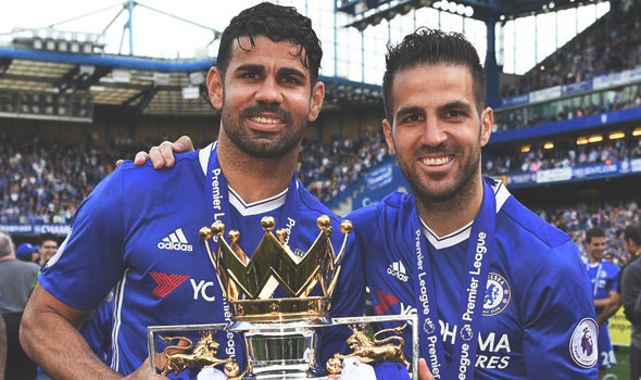 Cesc Fàbregas: “The first day I met him he told me. I need two players, I’m going to sign Diego Costa and if you come to me… and he drew me the team on paper and said; 'This team is winning the title'. He said that to me, the first day I met him." [locker room, FIVE yt]