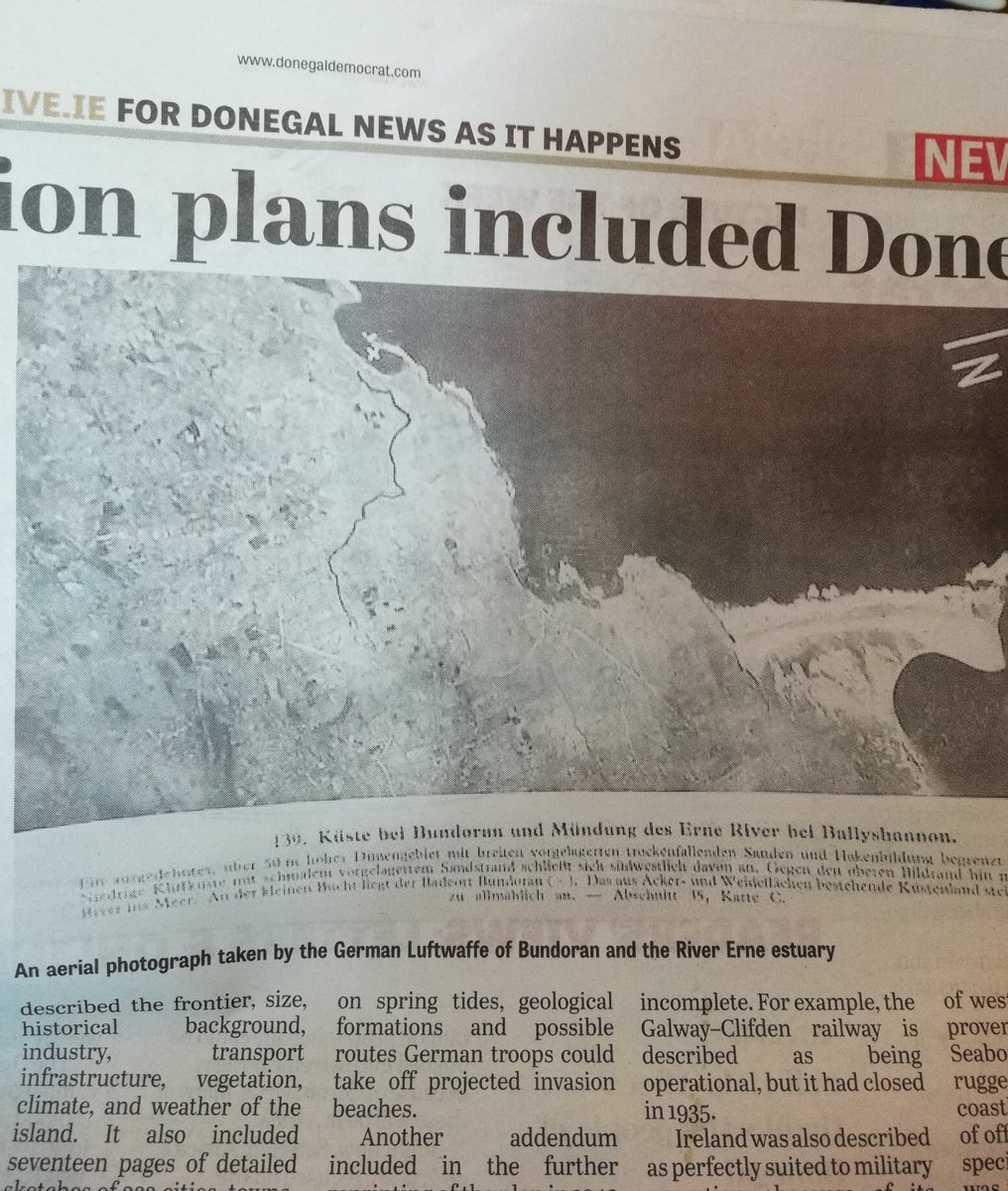 HistScoilMhuire's tweet photo. Brilliant article in
@dgldemocrat
about Hitler's invasion plans for Donegal #histedchatie #historyteacher #lchist #jcthist #Bundoran #Buncrana
Support local Media #MarcMcMenamin https://t.co/DauIchYwga
