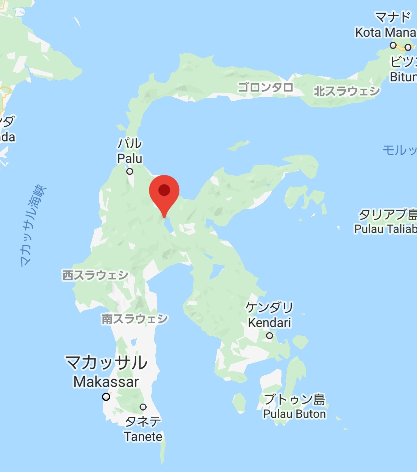 たれふ スラウェシ島の形をどこかで見たと思ったら八潮市だった T Co Fasafrkiyv Twitter