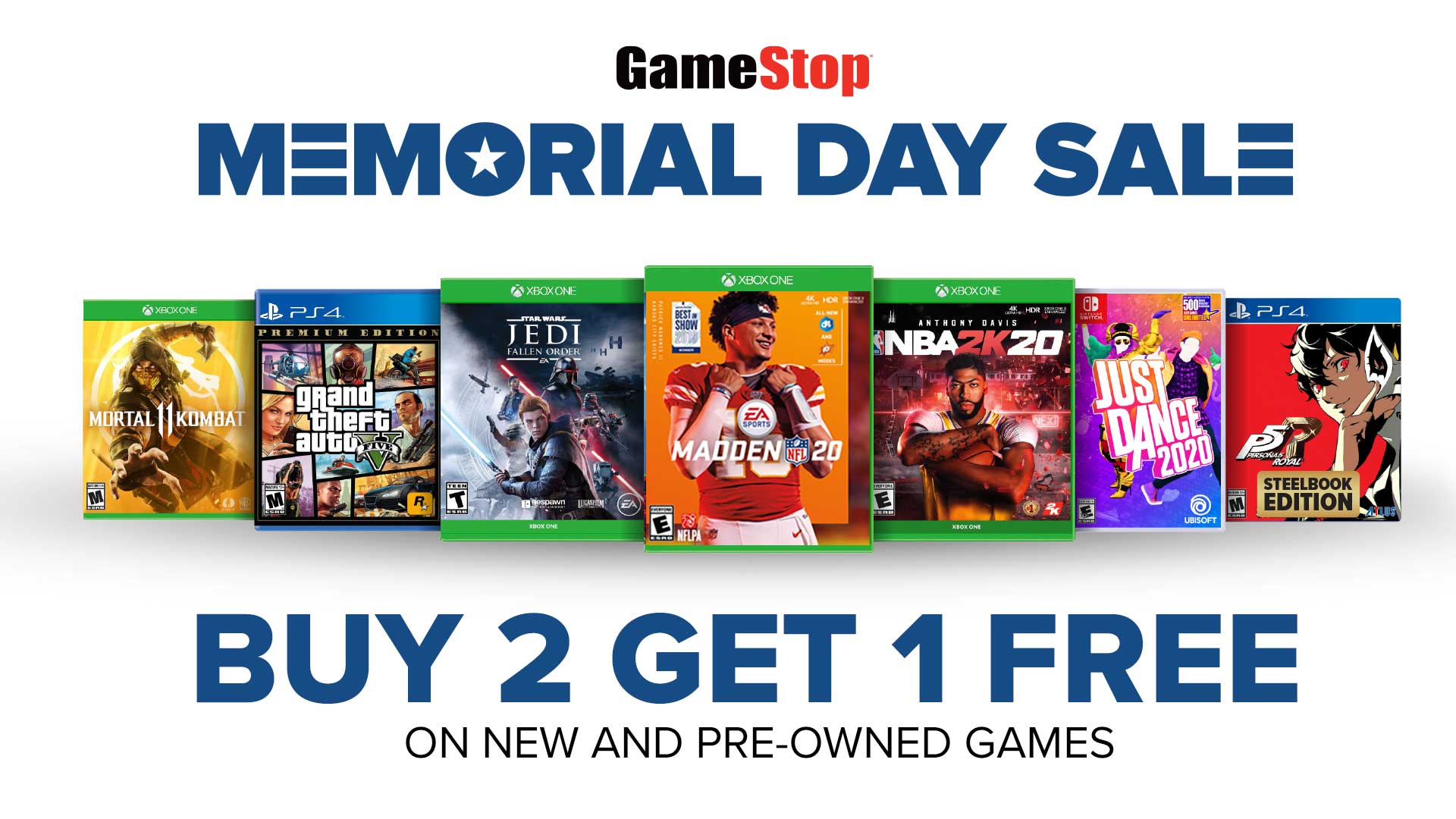 gamestop memorial day sale