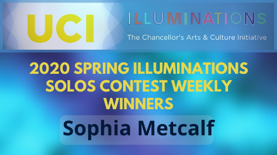 UCIIllumination's tweet photo. We hope everyone is have a great Saturday morning! Please give a round applause to our other UCI Illuminations Solo Contest winner: Sophia Metcalf!

DDR IRL: Learning to Dance over Zoom
Artist: Sophia Metcalf, Major: Acting (MFA), Work created at home

https://t.co/56HXFXlQdg https://t.co/VdIZqFvt5i