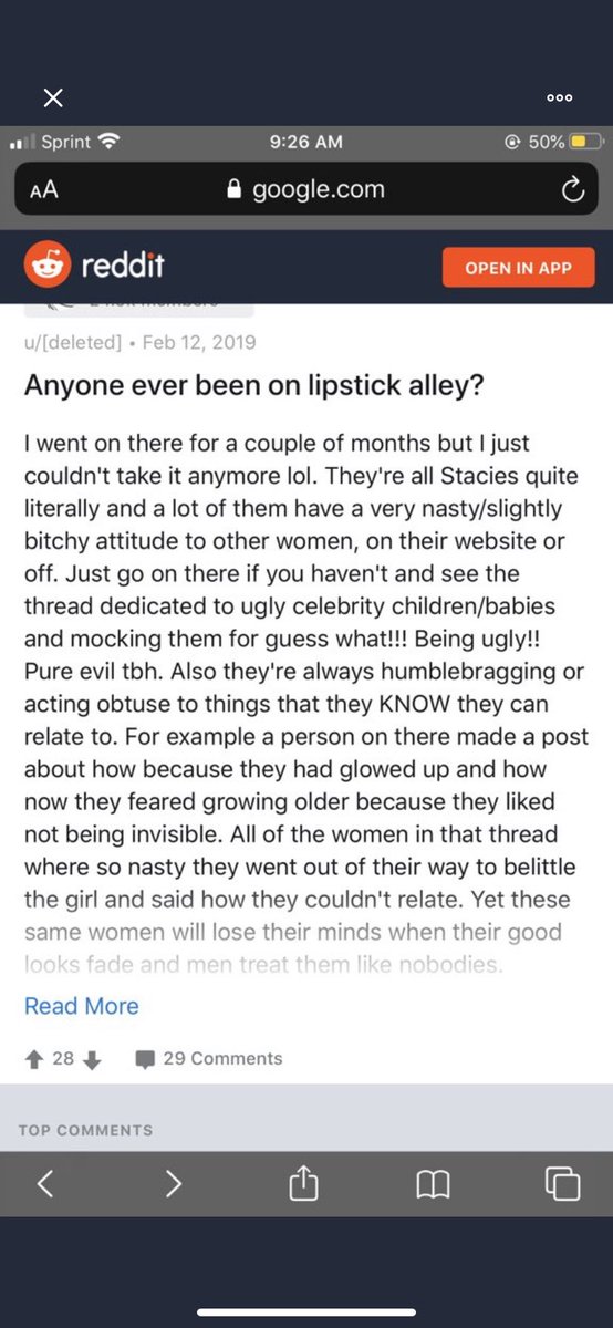 here are some critiques on lipstick alley: