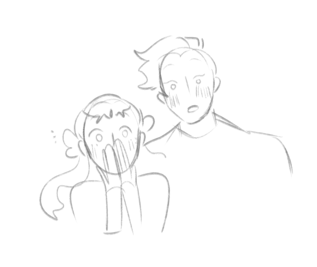 u know what. fuck it. lets just post doodles ive been holding onto since im too nervous to post them on my art acc too all i do is draw sappy couples