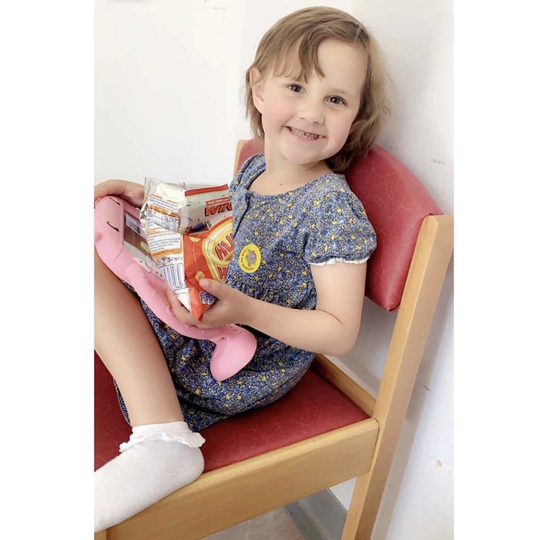 Earlier this week Cayla went to the RD&amp;E for a check up &amp; a couple of scans! She had an ultrasound &amp; X-ray, she absolutely bossed it &amp; was so so brave! Cayla continues to remain well &amp; clear of disease! Which is brilliant news!😍 We could not be more proud of our gorgeous girl💕