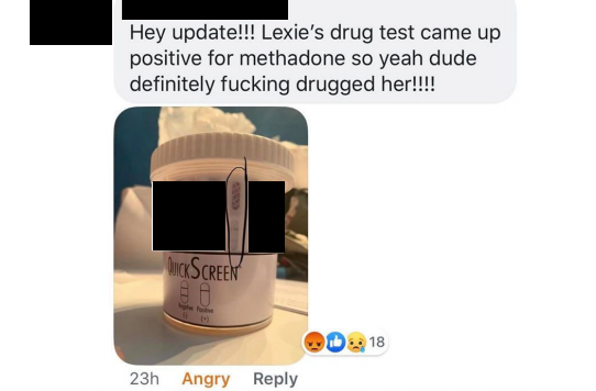 Another interesting wrinkle of this case: one of the people everyone believes Comyack actually attempted to drug and assault -- the one with this positive drug test -- was a defendant (rep'd by other counsel) and did not move to dismiss.