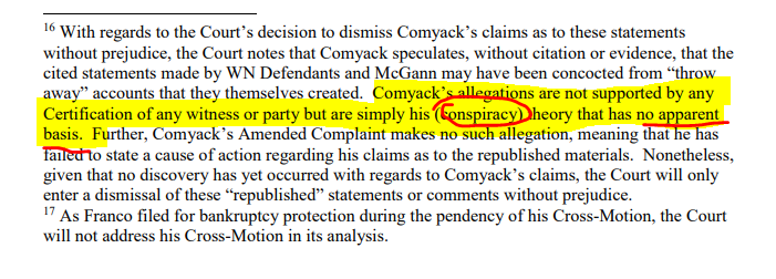 So, much of our dismissal was *technically* without prejudice. But the Court sent plenty of signals about how well a (second) amended complaint would do: