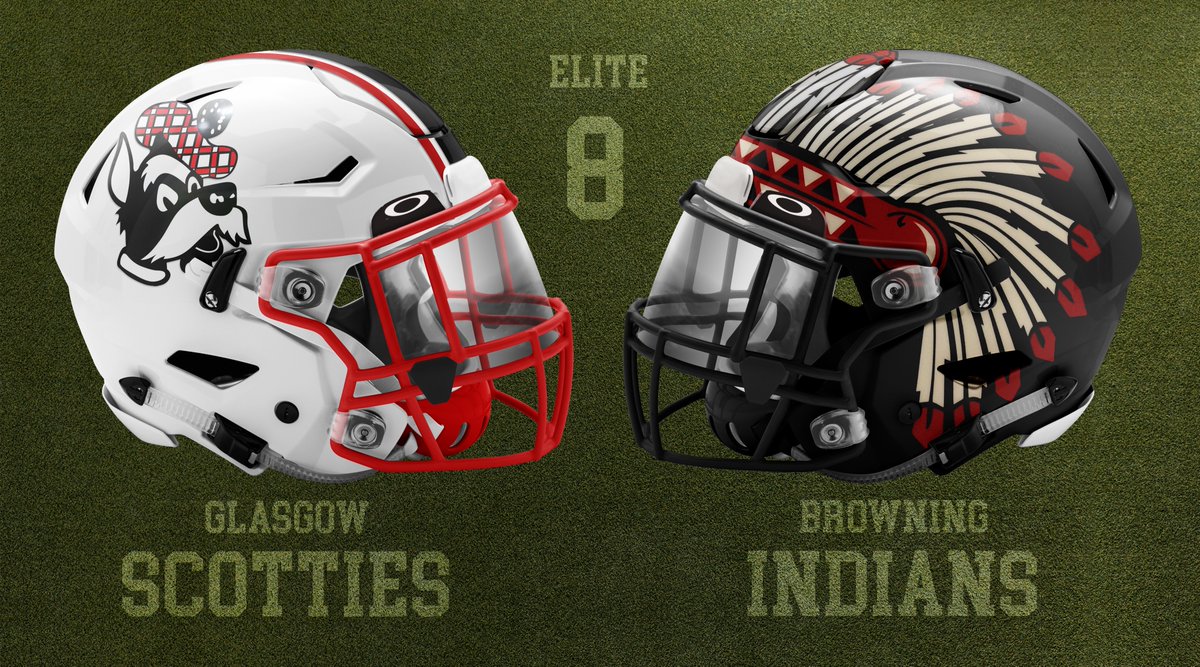SportsPSD's tweet photo. 🚨Elite 8🚨

Glasgow Scotties

🆚

Browning Indians

Vote below!  #MTHelmetTourney https://t.co/LbE1SNXoRP