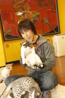 and he also a cat lover!!! im not sure how many cats but he has pet cats >< andd he loves children so much!! hes well known for being soft spoken but once he has cursed when trying to get free! merch from crane game hshfjs i think he is smart because he managed to solve most of—