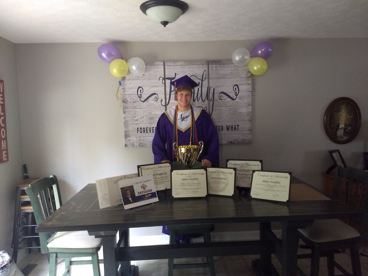 gamdh_northga's tweet photo. Congratulations to my son @aaron_hopkins85, proud of you! Honor graduate, National Beta Club, Class of 2020 Pillar Award, Positive Athlete GA. #We @_Coach_Hof @Scott_AbellFB @DavFB_CoJack @Coach_McCartney
@DavidsonFB https://t.co/UbaD94sabg
