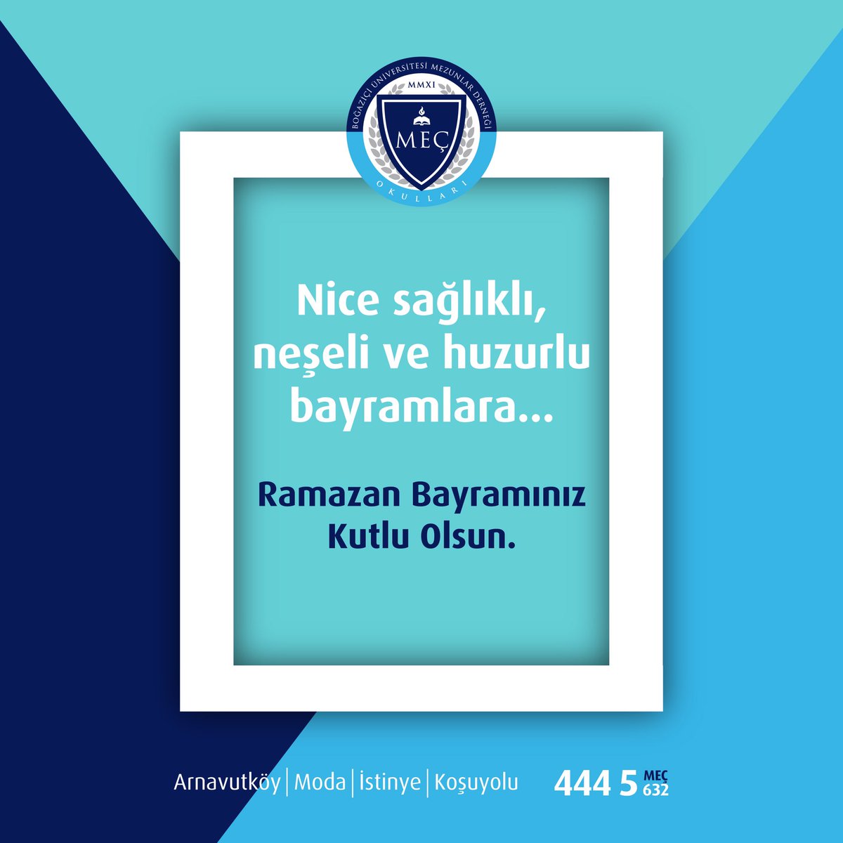 Nice sağlıklı, neşeli ve huzurlu bayramlara... Ramazan Bayramınız Kutlu Olsun. #bumedmecokulları 
 #iyibayramlar