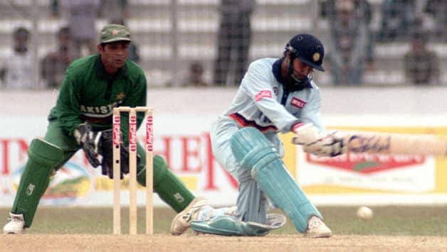 1998: Independence Cup in BangladeshThe best of three finals in Asia. India and Pakistan played against each other 4 times in space of 1 week. India chased down 300+ score in the third final with the help of Ganguly-Robin Singh's partnership. Kanitkar's four made him famous