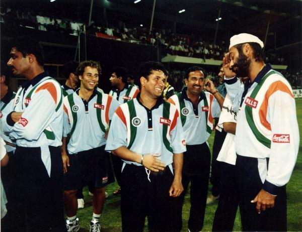 1998: The famous Coca-cola cup in SharjahDo I have to say anything else? The picture sums up everything.