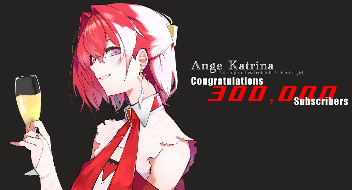 ange katrina 1girl solo cup holding drinking glass red hair holding cup  illustration images