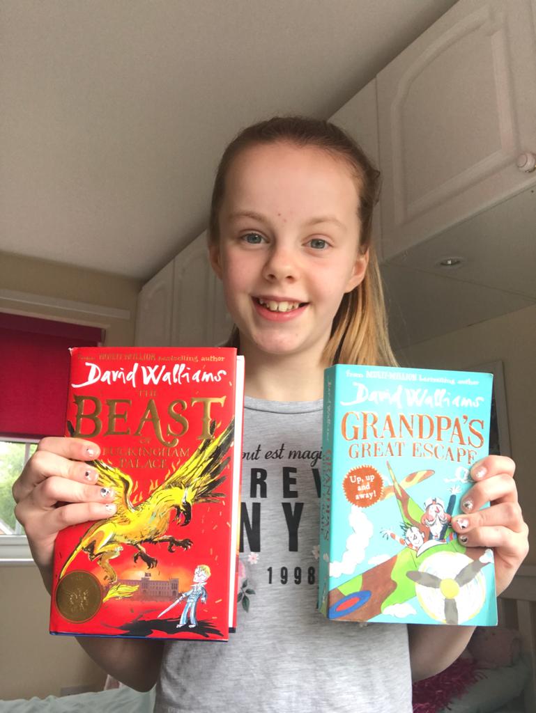 MrsPx's tweet photo. @CaravaggioClass  @OlqopPrimary Ruby's been busy upping her reading skills since lockdown- 2 books finished already https://t.co/xDwvIYxcl2