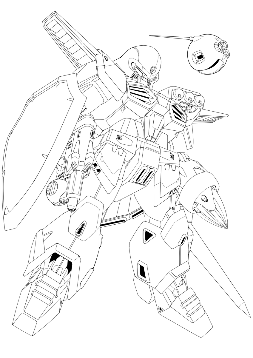以前描いたエビルS 