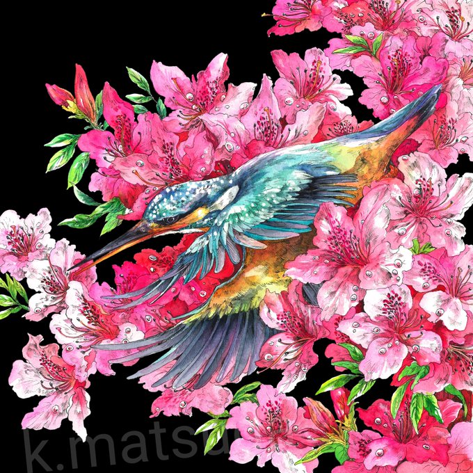 水彩ペン画 タイトル「交感-koukan-」 mqdefault.jpg