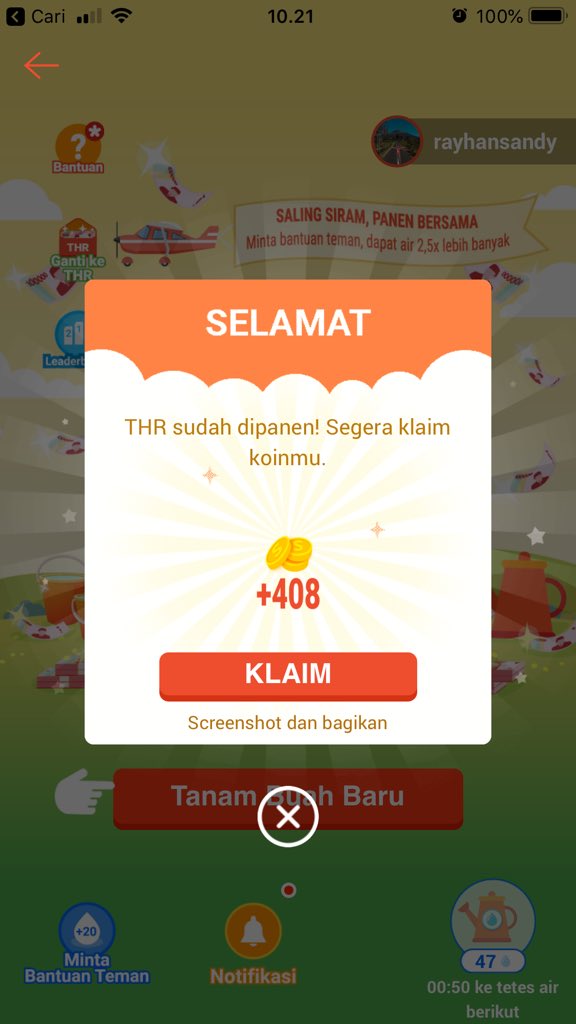 panen terus di #ShopeeTanamTHR10M <a href="/ShopeeID/">Shopee Indonesia</a>