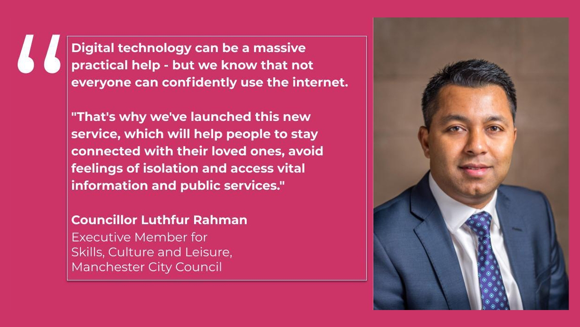 Locally.News (@locallynews247) on Twitter photo #manchester #digitalhelp <a href="/ManCity/">Manchester City</a>
Vulnerable residents to get digital help through Manchester Community Response Hub
Manchester City Council has launched a new initiative to help vulnerable residents to use digital technology during the coronavirus...
soo.nr/mnha #manchester #digitalhelp <a href="/ManCity/">Manchester City</a>
Vulnerable residents to get digital help through Manchester Community Response Hub
Manchester City Council has launched a new initiative to help vulnerable residents to use digital technology during the coronavirus...
soo.nr/mnha