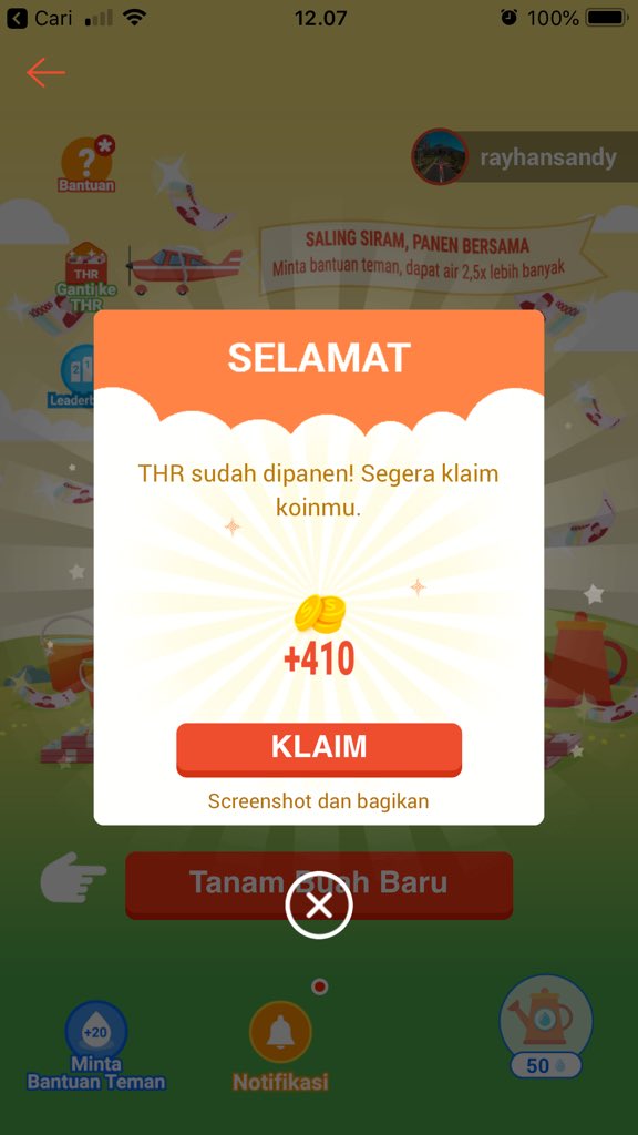 pnen panen lgi #ShopeeTanamTHR10M <a href="/ShopeeID/">Shopee Indonesia</a>