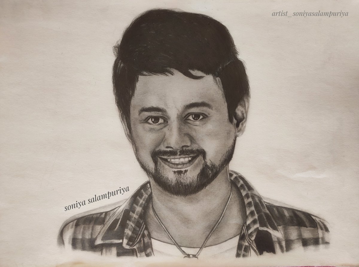 A4 size Artpiece of @swwapniljoshi  with Graphite Pencils.
Time Taken : 2 Days approx
Please have a look @swwapniljoshi Sir 

#ArtistOnTwitter #artwork #pencilart #soniyasalampuriya
 #Marathi #mitwaa #duniyadari #mumbaipunemumbai #bhikarithefilm