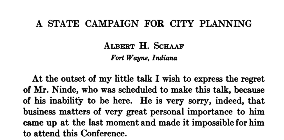 All right, what can the states do? Mr. Schaaf of Indiana will explain with his "little talk". Google thinks he may be an architect who designed many attractive buildings on a Kessler plan in Fort Wayne, IN  https://en.wikipedia.org/wiki/Southwood_Park_Historic_District