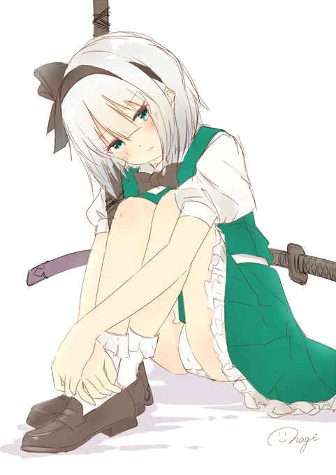 こっちむいて、みょん。
#東方project 
#魂魄妖夢 