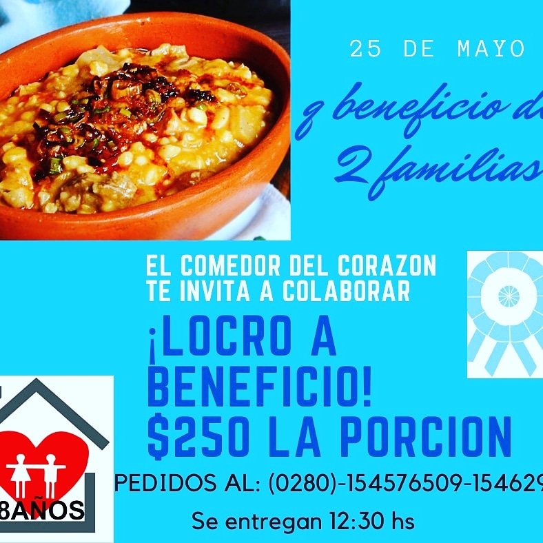 ComedorCorazon's tweet photo. No te quedes con las ganas de comer locro , y así también ayudas    ...gracias https://t.co/sfIa4eWthG