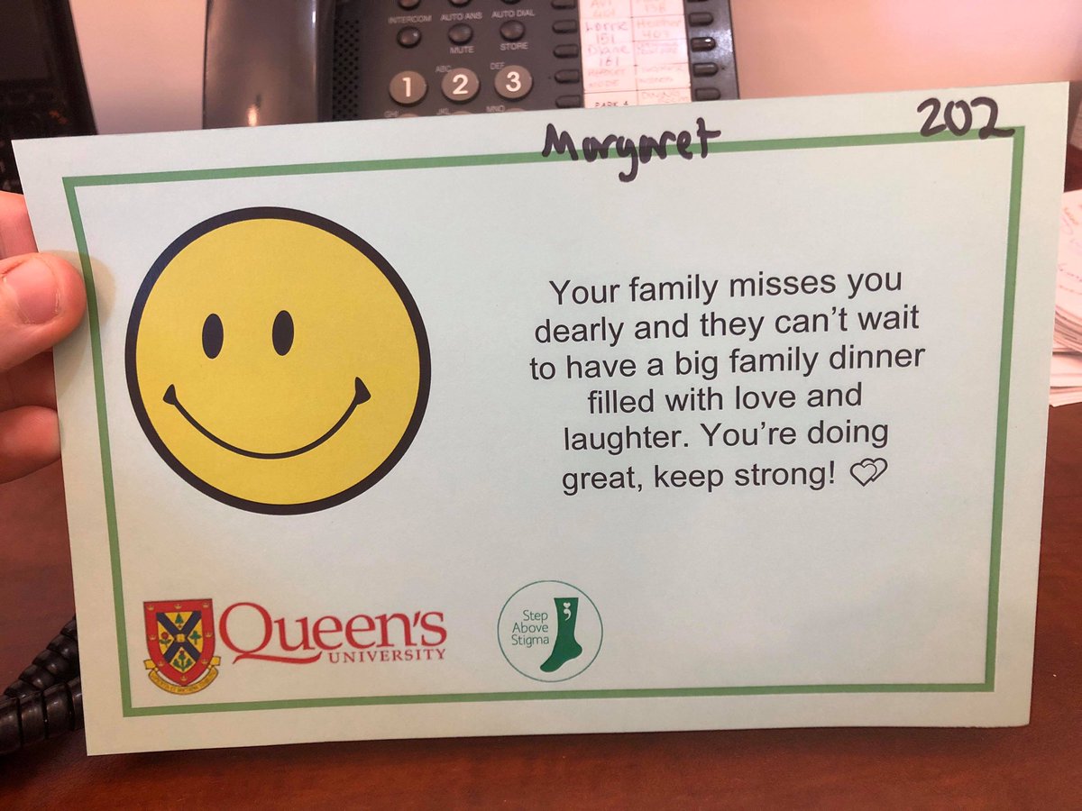 StepAboveStigma's tweet image. We’d like to thank everyone who wrote a message of hope for the seniors in retirement homes💚 your kind words helped to brighten someone’s day and put a smile on their face💚💚💚