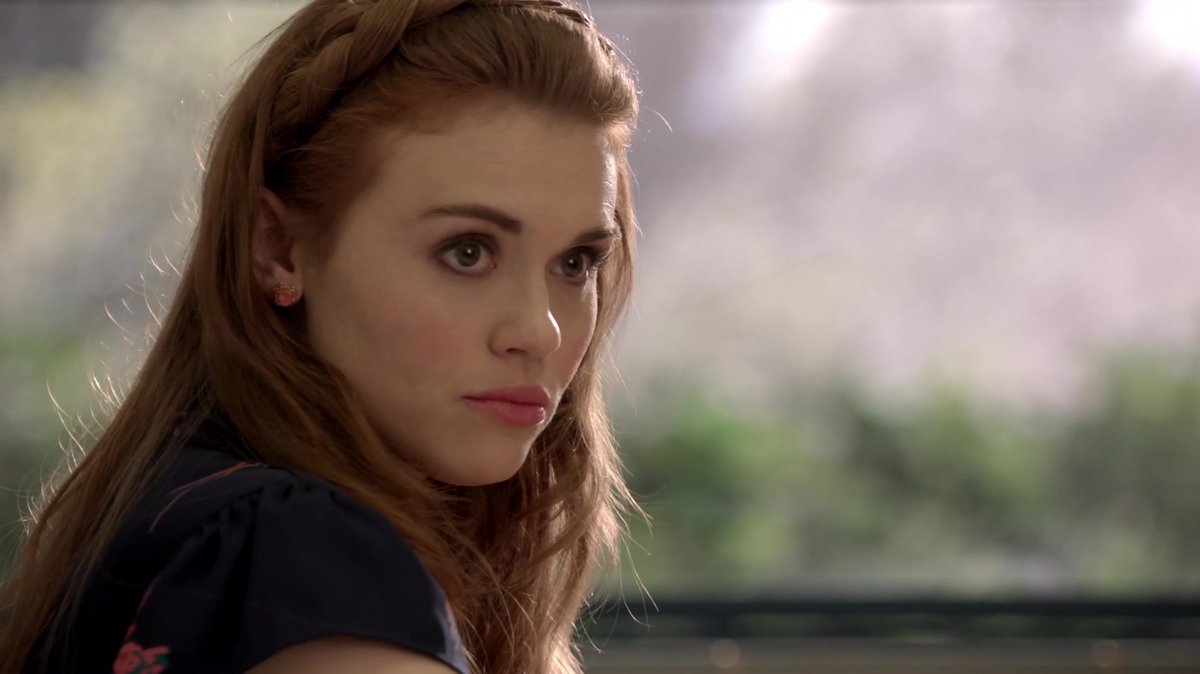       3×01  Lydia: "Prada bite me"  Stiles: "Your dog? Lydia: "No, my designer      handbag."        