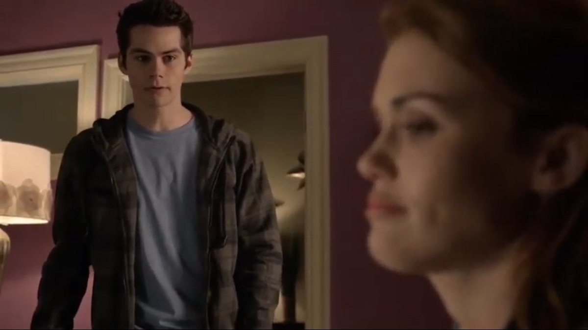      3×03  Lydia: "You didn't have to    follow me home." Stiles: "I just wanted to make    sure you got in okay.[...]Lydia: "Well, you also didn't have to follow me into my room."Stiles: "Well, I... uh, yeah, I don't  have an answer for that." 