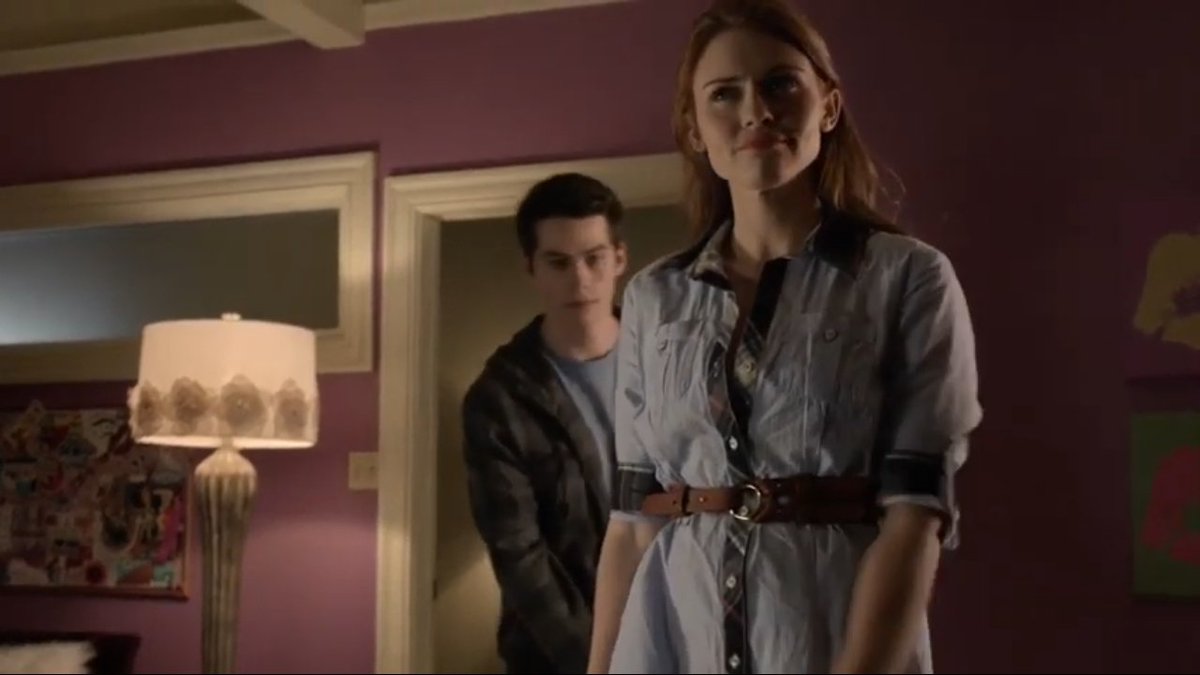      3×03  Lydia: "You didn't have to    follow me home." Stiles: "I just wanted to make    sure you got in okay.[...]Lydia: "Well, you also didn't have to follow me into my room."Stiles: "Well, I... uh, yeah, I don't  have an answer for that." 