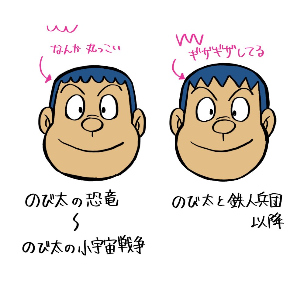 تويتر 13番 على تويتر Tips 旧ドラ映画ではジャイアンの髪に微妙な差がある たぶん同時期のtvアニメでも同じように変化してる T Co 7izwipe3j9