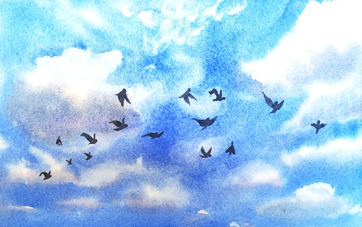 SuzanneAbraham7's tweet photo. NEW SKILLSHARE CLASS
'super simple blue skies and clouds in watercolours' REFERRAL CODE
https://t.co/0Vs93IMNf6
This course is great for beginners.
#skillshareclass #newskillshareclass #watercolortutorials https://t.co/OJQnDZVjAM