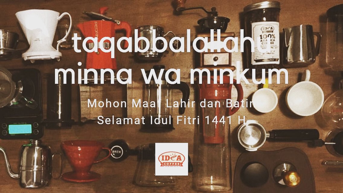 Selamat lebaran bersama keluarga dengan normal baru. Maaf lahir dan batin. Harus sehat agar kita bersua lagi dengan Ramadhan tahun depan