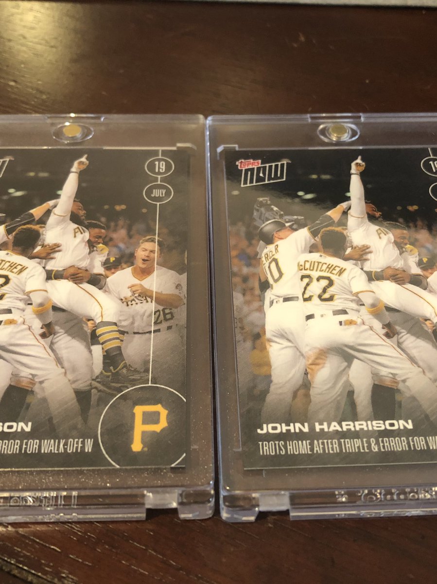 I collect cards involved in lawsuits and I also collect error cards as well. So the John/Josh Harrison cards hold a special place in my collection. https://www.cardboardconnection.com/law-cards-law-cards-foray-lawsuit-land