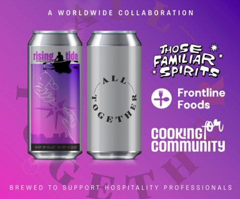  @risingtidebeer (another one close to my heart) hosted a virtual beer release party for MITA, their popular summer beer that benefits the Maine Island Trail Association, brewed an  #alltogether IPA and even fundraised for  @EqualityMaine