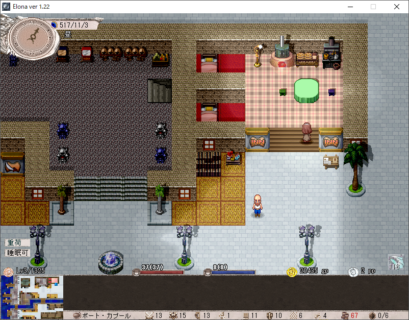 相良 祐 Twitter પર 元々のマップチップはピンクのモザイクタイルっぽいですが試しにチェックを描いて差し替えてみました