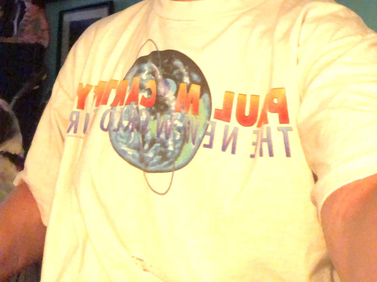 rorishapiro1's tweet photo. Okay what’s you’re oldest, rattiest, Concert T shirt you can’t get rid of.
#oldshirt #tshirt #concertshirt #vintageTshirt #paulmccartney #concertT https://t.co/WDpLHTIHDo