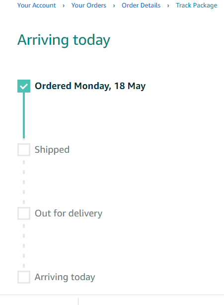 Ravirajji's tweet photo. @amazonIN  23 May is my order delivery date and look my Order Status...why you are working like a baniya ki dukan...Close your company if you forget how To work properly.. Don't waste our time and Don't rob money also https://t.co/RMn0MSzU8i
