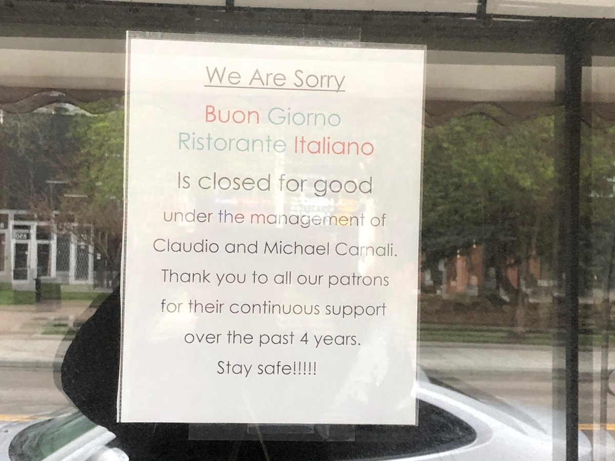 MTone123's tweet image. Sad news. Iconic #calgary #italian #restaurant Buon Giorno closing for good. Since the 1980s it’s hosted business and political brokers in the city. #yyc #yycfood