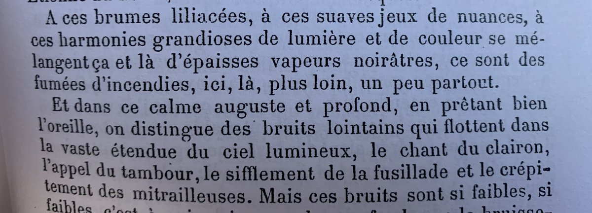 As night falls Elie Reclus, watching from the top of Buttes Chaumont, describes the fighting... more tomorrow, as on 24 May the insurgents get pushed back towards the line Gare de l'Est - Pantheon...  #ViveLaCommune