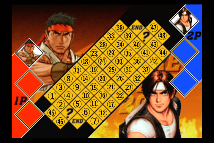Fen Nerv On Twitter これなら分かるだろう 君の大好きな Capcom Vs Snk 2のキャラセレ 画像編集は素人なので疲れた Capcom ｓｎｋ Cvs2 カプエス2