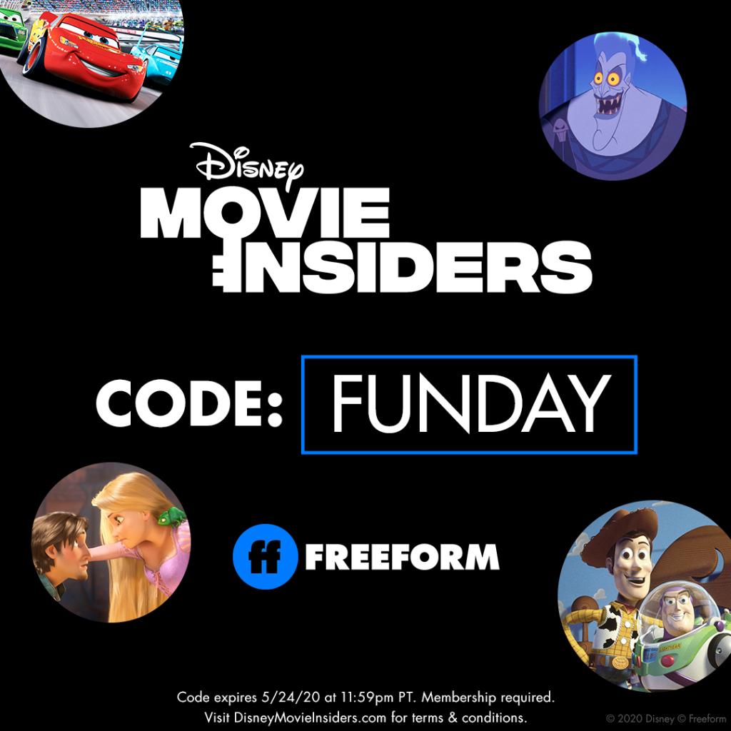 Freeform บนทว ตเตอร Nothing Like A Few Bonus Points From Our Friends At Disney Insiders To Get The Funday Weekend Started Enter This Code At T Co W2avamimkp T Co Uvpw0trdiv ทว ตเตอร