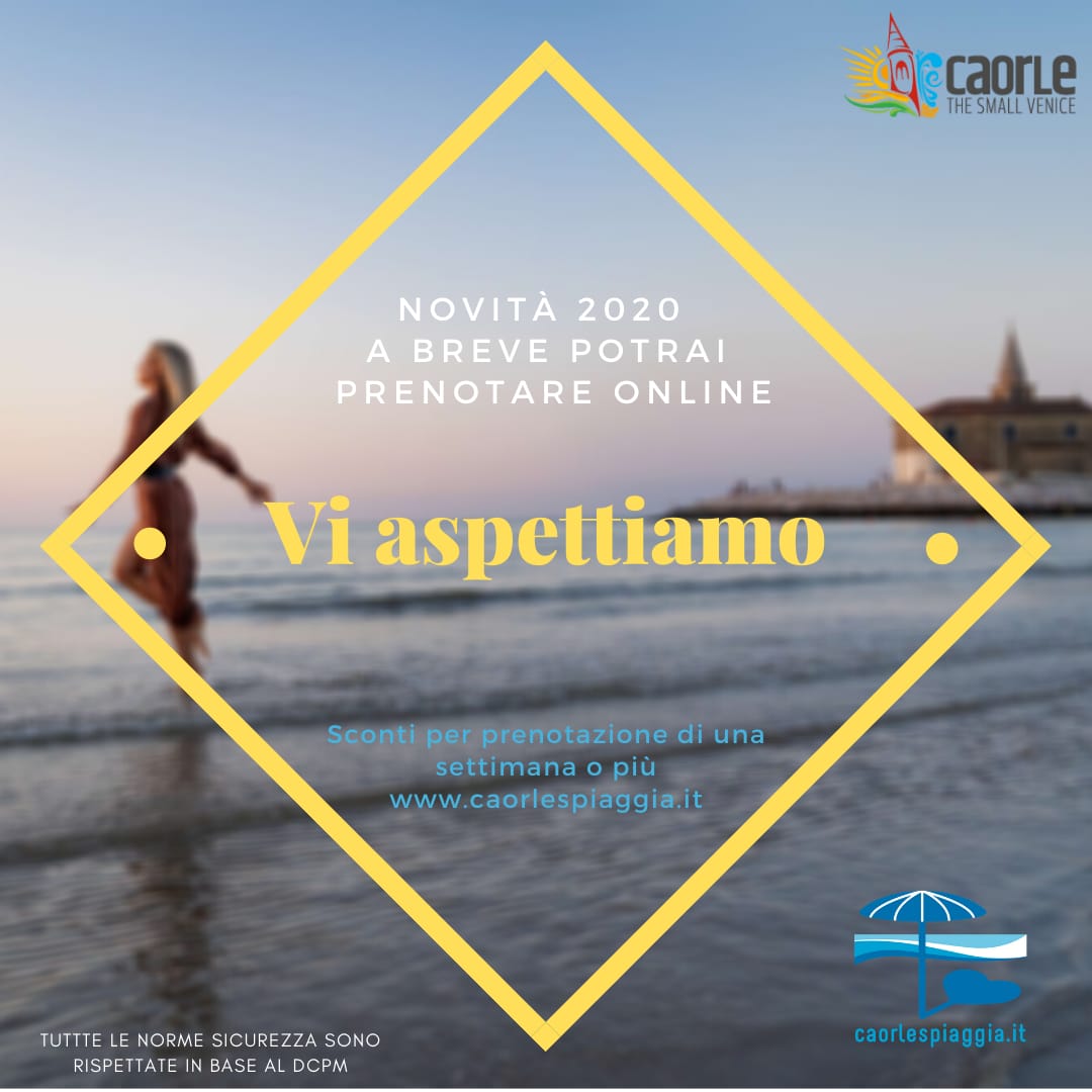 Caorlespiaggia's tweet photo. ...Pronti per la grande novità dell'estate 2020? #Lettini e #ombrelloni saranno presto prenotabili online! Continuate a seguirci 😉
Caorle Tourism https://t.co/kJ7EfOA9cW https://t.co/YHzwh6w4zw #caorle #caorlespiaggia #caorlebeach #caorletourism #visitcaorle #caorle2020 https://t.co/0JvOccM2Dc