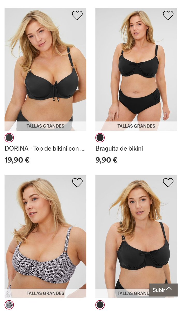 tomyh91's tweet photo. @maruohcrepe @Desahogada Esta también es la web de C&amp;A.
De vergüenza que manipules así. Prácticamente todas las modelos tienen fotos con las mismas poses, sin diferencias de talla https://t.co/uHs4l8sMrP