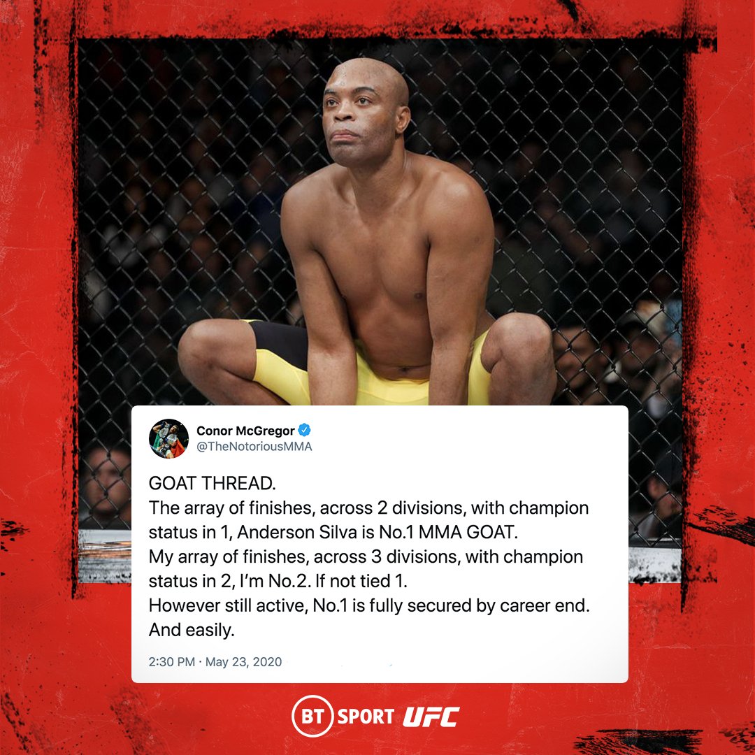 The 20 Greatest MMA Fighters Of All Time Ranked After Conor McGregor's  Controversial GOAT Thread - SPORTbible