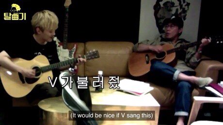 When Yoon Jong-Shin was so impressed by Taehyung's voice that he even mentioned that he has written a song for tae & he wanted him to sing it