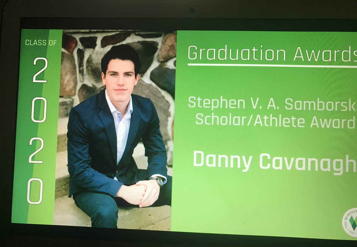 Congratulations to Captain Danny Cavanagh on winning The Samborski Scholar Athlete Award! #Leadership #TheWinchendonSchool
