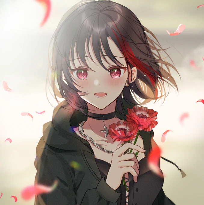 【赤いアネモネの花言葉】君を愛する 