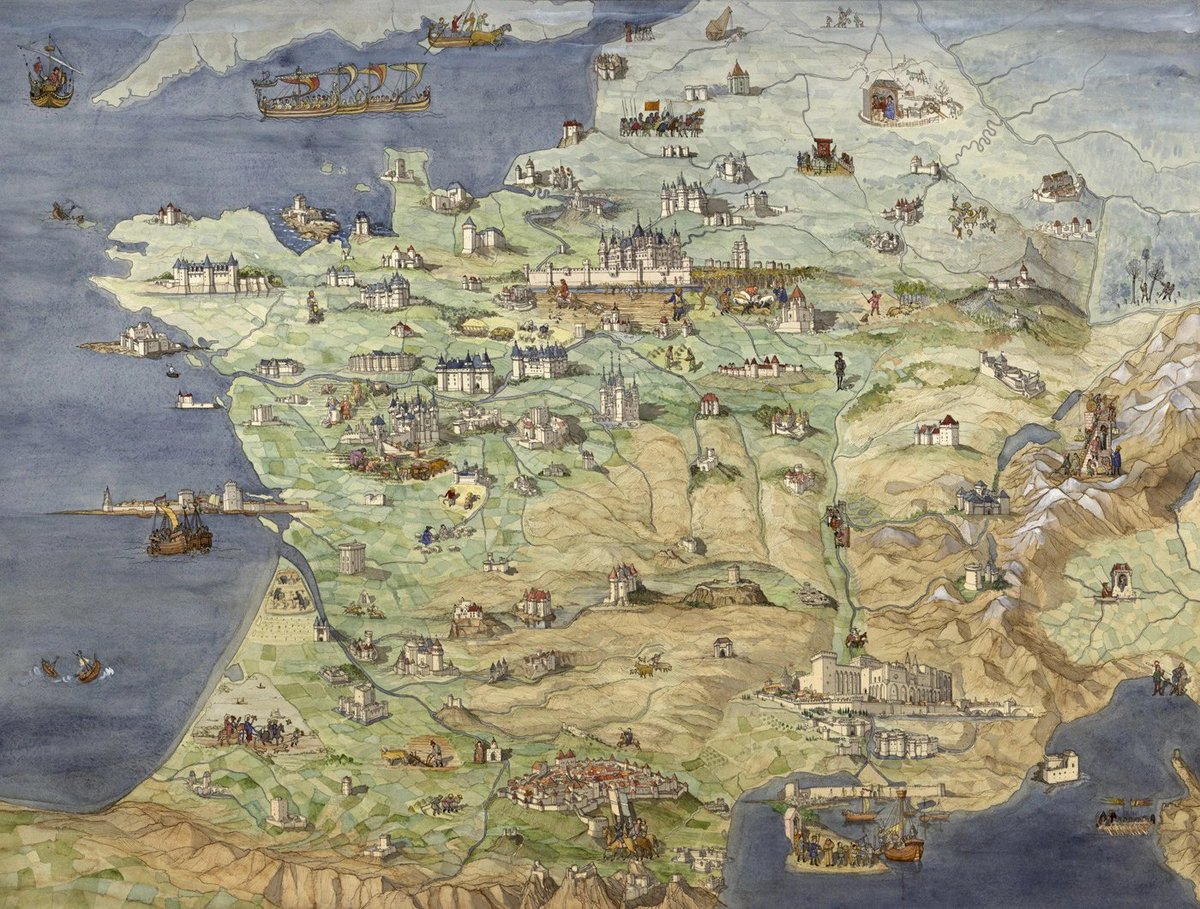 Carte de France des châteaux médiévaux, par Jean-Claude Golvin :  https://jeanclaudegolvin.com/project/france/ 